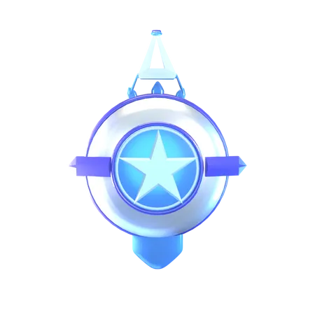 Emblema de prata  3D Icon