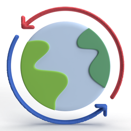 Distribuição global  3D Icon