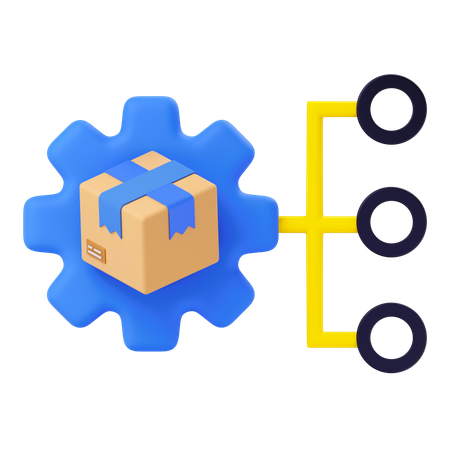 Distribuidor  3D Icon