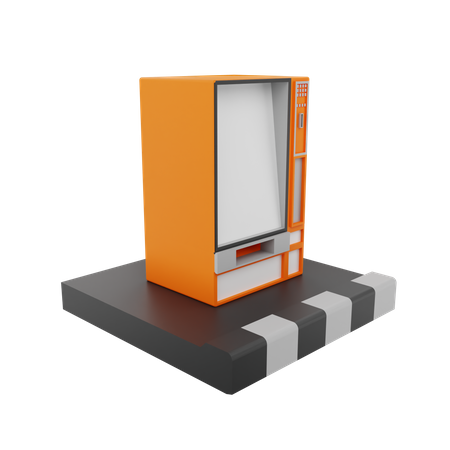 Distributeur automatique  3D Illustration