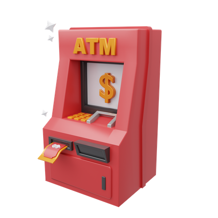 Distributeur de billets  3D Icon