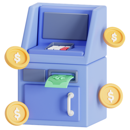 Distributeur de billets  3D Icon