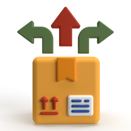 Distribution  3D Icon