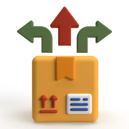 Distribution  3D Icon