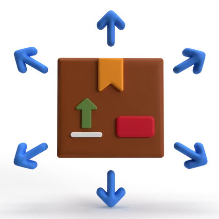 Distribution  3D Icon