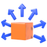 distribution 3d logo