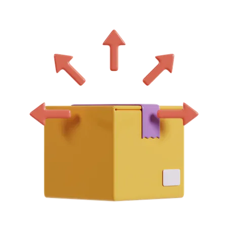Distribution Delivery Business Icon 3 D Illustration 3D Icon