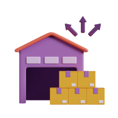 Distribution Center  3D Icon