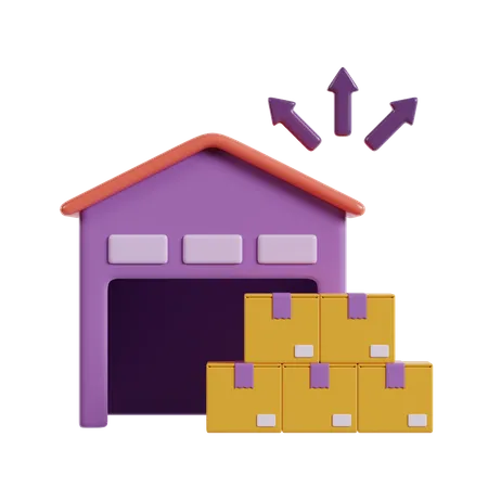 Distribution Center  3D Icon