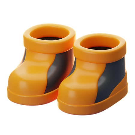 Dive Boots  3D Icon