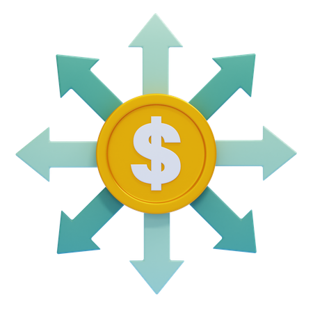 Diversification  3D Icon