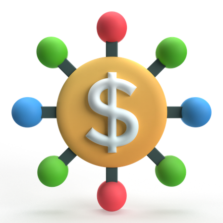 Diversification monétaire  3D Icon