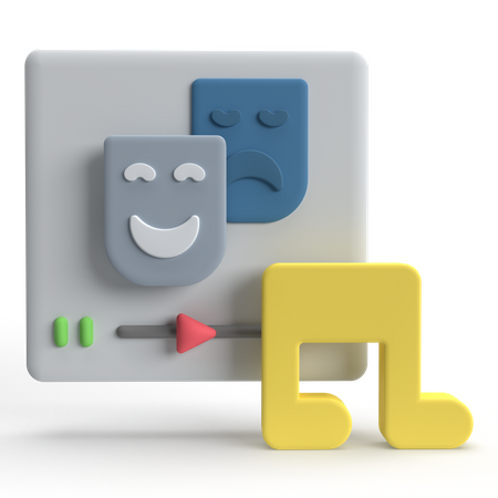 Divertissement  3D Icon