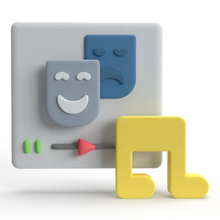 Divertissement  3D Icon