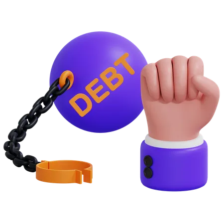 Dívida  3D Icon