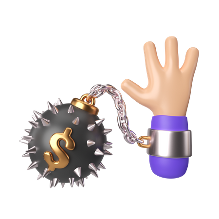 Dívida  3D Icon