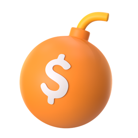 Dívida de dinheiro  3D Icon