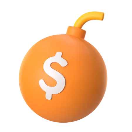 Dívida de dinheiro  3D Icon