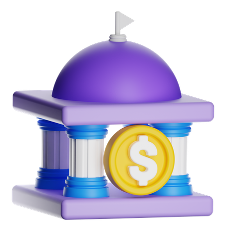 Dívida nacional  3D Icon