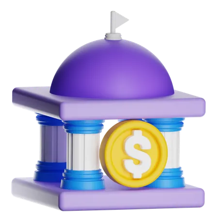 Dívida nacional  3D Icon