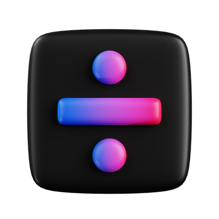 Divide  3D Icon