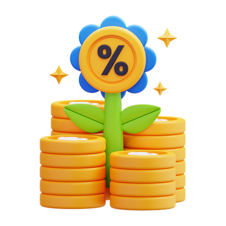 Dividend  3D Icon