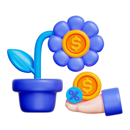 Dividend  3D Icon