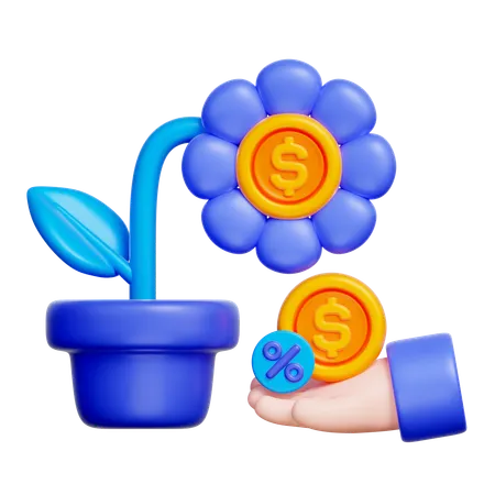 Dividend  3D Icon