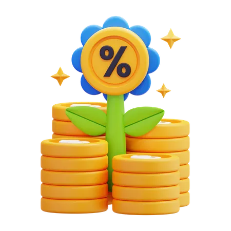 Dividend  3D Icon