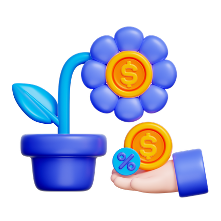 Dividend  3D Icon