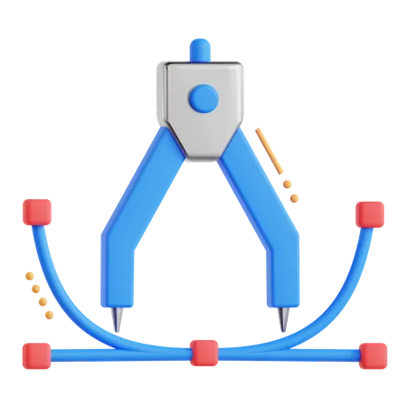 Divider Compass  3D Icon