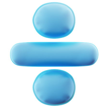 Dividido por  3D Icon