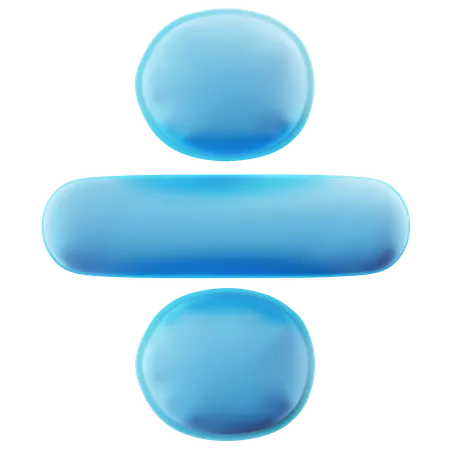 Dividido por  3D Icon