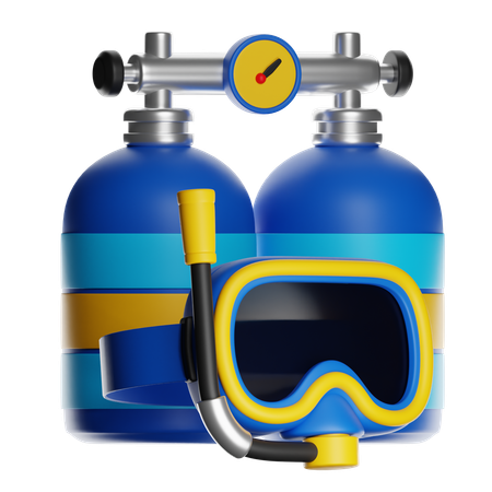 Diving  3D Icon