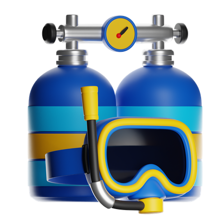 Diving  3D Icon