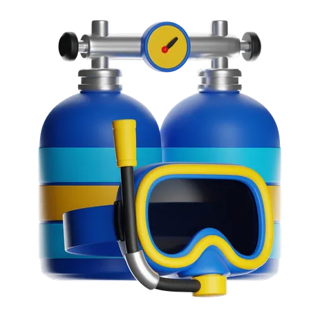 Diving  3D Icon