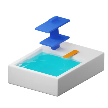 Diving Board  3D Icon