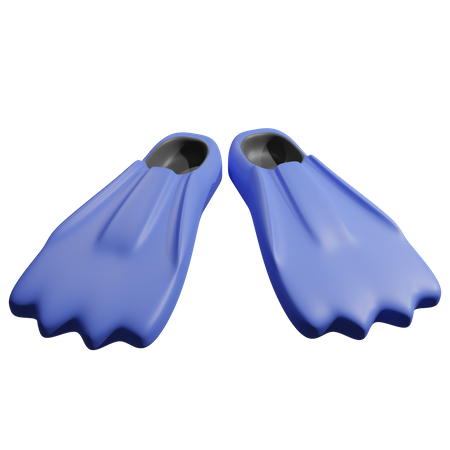 Diving fins  3D Icon