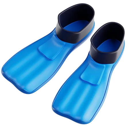 Diving Fins  3D Icon