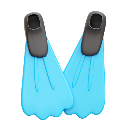 Diving Fins  3D Icon