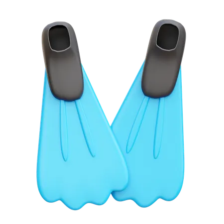 Diving Fins  3D Icon