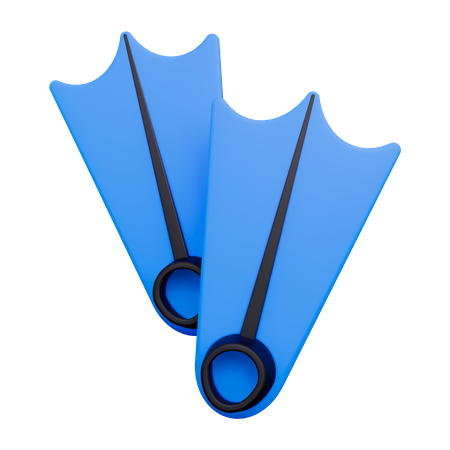 Diving Fins  3D Icon