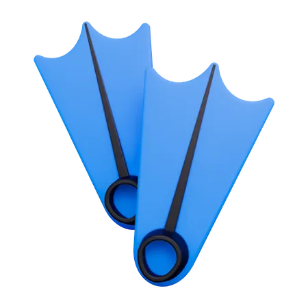 Diving Fins  3D Icon