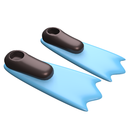 Diving Fins  3D Icon