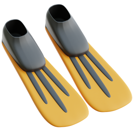 Diving Fins  3D Icon