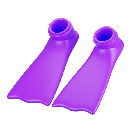 Diving Fins  3D Icon