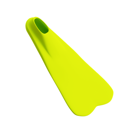 Diving Fins  3D Illustration