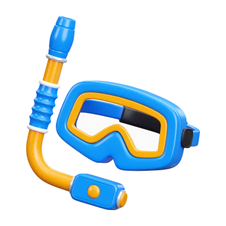Diving Glasses  3D Icon
