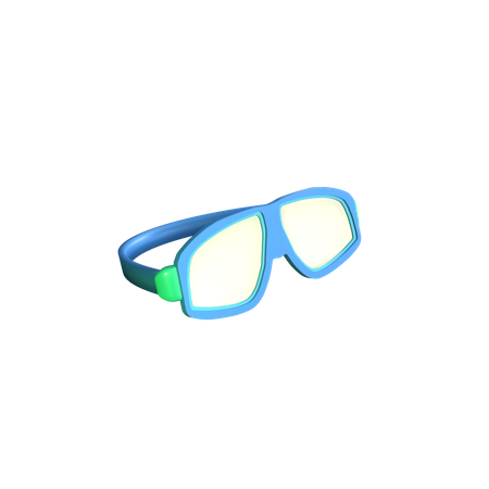 Diving Glasses  3D Icon