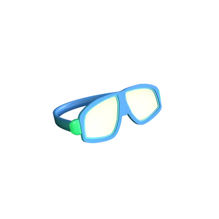 Diving Glasses  3D Icon